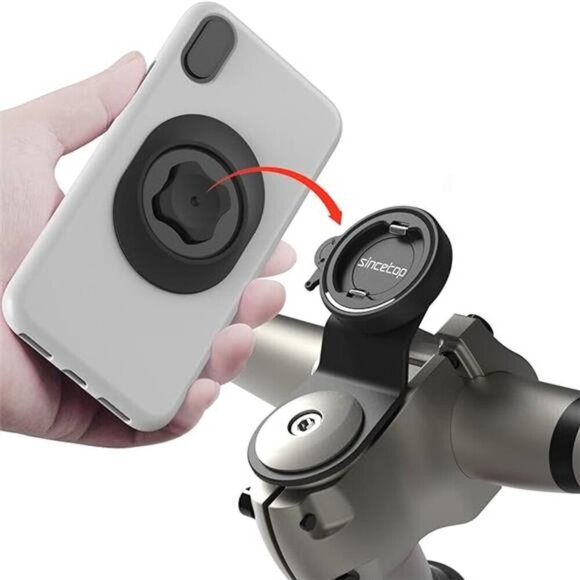 Bike Phone Mount,Mountain Bicycle Cell Phone Holder,Universal Aluminum Handlebar - Picture 7 of 7